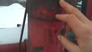 I made a heating system for the T-25 tractor cabin, it’s warm.