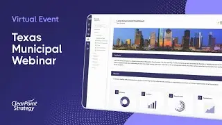 ClearPoint Strategy Texas Municipal Webinar