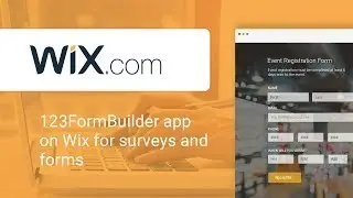How to use the 123FormBuilder app for Wix