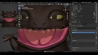 Sculpting Night Furry in blender