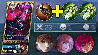 MOONTON PLEASE DON'T NERF GROCK AFTER THIS!! GROCK ONE HIT COMBO! || GROCK BEST BUILD 2024 - MLBB
