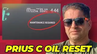 Prius C  Reset Maintenance Light - NO tools needed