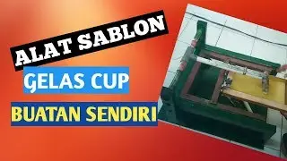 alat sablon gelas plastik cup