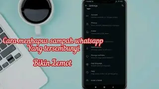 Hapus File Sampah Whatsapp