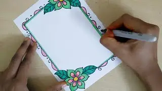 Easy design border|Project front page design|Project design|Notebook design|Project work designs||