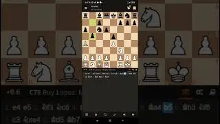 ЛОВУШКА В ИСПАНСКОЙ ПАРТИИ ВЫИГРЫШ ФИГУРЫ