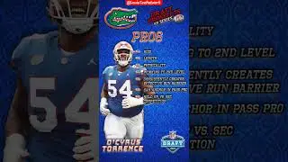 2023 NFL Draft Prospects 101 || IOL O'Cyrus Torrence | Pros/Cons & Comp 