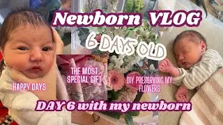 NEWBORN VLOG🤎🫶🏼 Day 6 with my baby girl!💕