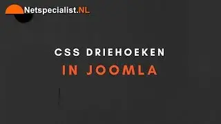 joomla artikelen mooier maken met driehoeken