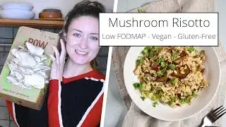 Low FODMAP Mushroom Risotto Recipe 💚 Vegan
