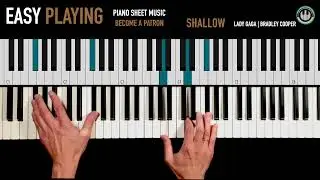 ✨ Shallow  - accompaniment  @LadyGaga   🎹 intermediate🧉