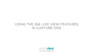 Support | Using the IQ4 live view from Capture One | Phase One