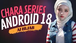 Android 18 - Hijab AI Cosplay