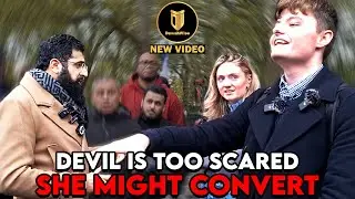 Fearful Christian Heckles Good Conversation | Smile2Jannah | Speakers Corner