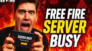 server busy problem free fire, free fire server busy problem 😕
