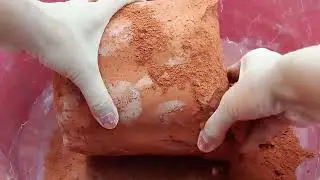 Red Brick Dirt Bucket Crumbling #asmr