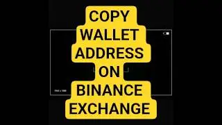 HOW TO COPY WALLET ADDRESS FROM BINANCE EXCHANGE ( STEP BY STEP GUIDE)