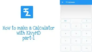 How to make a Calculator with KivyMD | part-1 | #kivymd | #pydroid3 | CodeWithHN