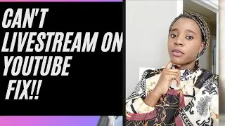 Livestream isn't available how to fix//banned from livstream on YouTube