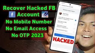 How To Recover Hacked Facebook Account Without Mobile Number And Email OTP 2023 | Technicalpapan