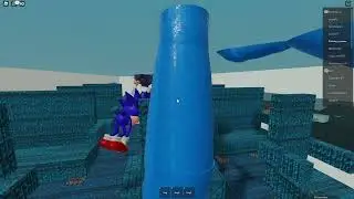huggy wuggy but he went to the noobz ship and got him self 2 headed (ROBLOX)