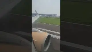 Amazing Butter Landing in the Capital City of Indonesia #shorts #stunning #butter #landing #jakarta