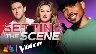 Coaches Chance, Kelly, Niall and Blake Break Down Filming the Blind Auditions | The Voice | NBC