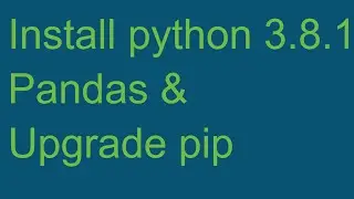 How to install python in window 10,7,8,8.1