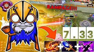 FUN GAME WITH TINKER + RAMPAGE | Tinker Official | Dota 2 Gameplay Highlights | PATCH 7.33D