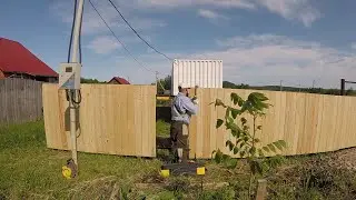 Деревня Соснино (забор, дни 17-19)