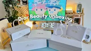 The cheapest items from Dior + Free pouch & samples | Dior Beauty Aesthetic Unboxing 🎀✨