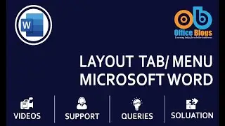 MS Word Page Setup | Page Layout | how to use page layout tab in ms word