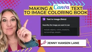 How To Make A Canva Text To Image Coloring Book Part 1 