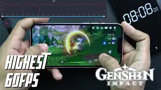 iPhone 13 test game Genshin Impact | Highest 60 Fps