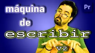 Cómo hacer el EFECTO MÁQUINA DE ESCRIBIR de MÁS DE UNA LÍNEA en Adobe Premiere