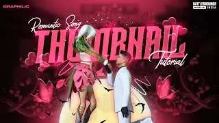 Create romantic song bgmi montage thumbnail on android | thumbnail tutorial | graphilic