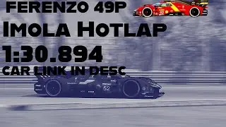 IMOLA HOTLAP | 1:30.894 | VRC 499P | Assetto Corsa |