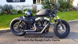 48 sportster rear chop