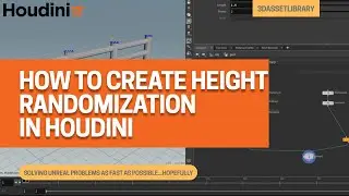 Learning Houdini With A Complete Beginner! - How To Create Simple Height Randomization In Houdini