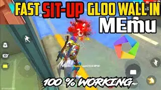 HOW TO MAKE FAST SIT-UP GLOO WALL IN MEMU EMULATOR😱 ||MEMU MACRO || U-Fun Gaming