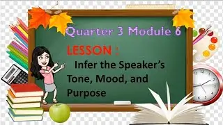 English 4 Quarter 3 Module 6 Infer the Speaker's Tone, Mood, and Purpose