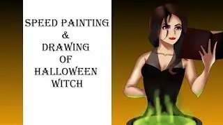Speed Drawing: Halloween Special Witch Drawing