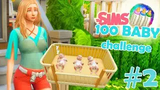 PARTO DE TRILLIZOS! PARTO PREMATURO🤰 Los Sims 4 100 Baby Challenge #2