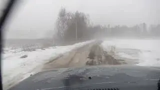 Половодье в Калужской области и загадочный туман...