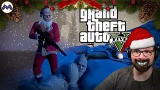 Nissen går på julejakt og pælmer snøball || GTA V