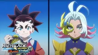 BEYBLADE BURST QUADSTRIKE Français Épisode 24: Achilles contre Pandemonium ! Le choc des lumières !