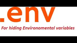 how to hide environmental variables using dotenv in backend