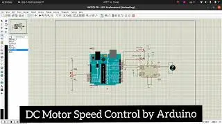 Arduino DC Motor Speed Control L293D #shorts