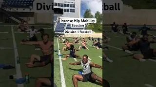 The Most Intense Hip Mobility Session! Division 1 Football Players