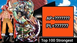 Top 100 Strongest one piece characters power levels\One piece power Levels\#onepiece #anime #luffy